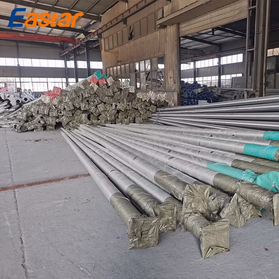 3m~20m テーパー角八角管状街路灯ポール